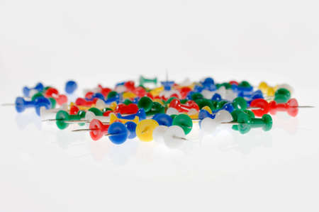 Colored Push Pinsの写真素材