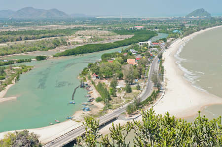 view point at Khao Chong Krachok, Thailand.の写真素材