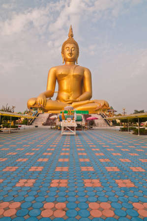 Huge Buddha imageの写真素材