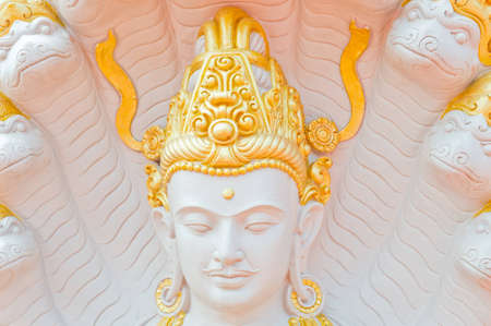 Hindu God Statue at Wat Pasiriwattanavisut, Nakhon Sawan Province, Thailandの写真素材