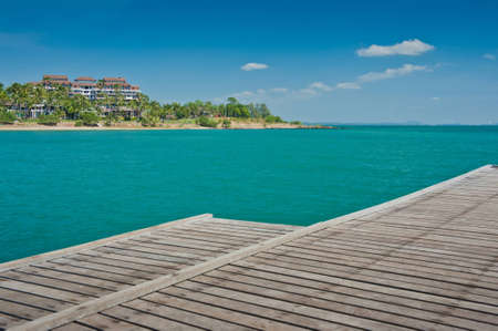 Laem Ya Pier at Kao Laem Ya-Moo Koh Samed National Park ,Thailand.のeditorial素材