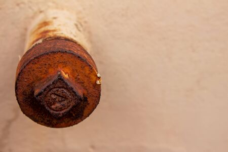View of Steel Flush End Cap used for opening and closing during the cleaningの写真素材