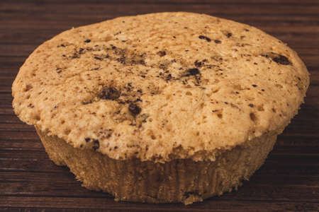 View of fresh and delicious homemade walnut cake