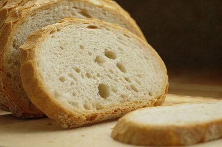 Slice of breadの写真素材