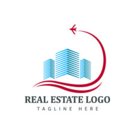 Real estate logotype template construction logo vector building business design 8のイラスト素材