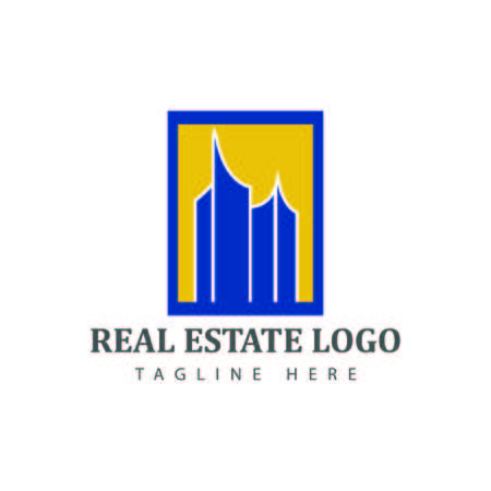 Real estate logotype template construction logo vector building business design 8のイラスト素材