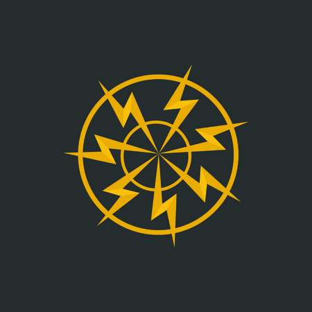 Flash logo vector generic logo type isolated emblemのイラスト素材