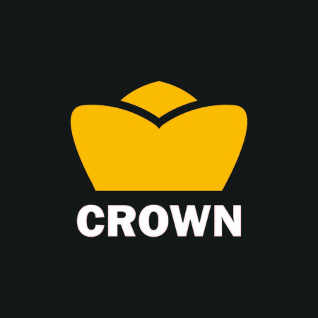 Crown royal king vector logo design abstract emblem premium gold illustration isolatedのイラスト素材