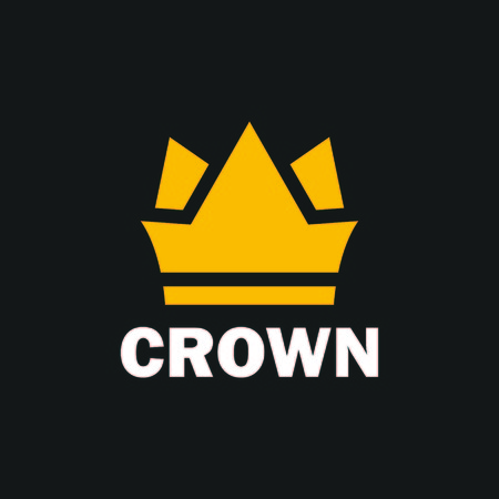 Crown royal king vector logo design abstract emblem premium gold illustration isolatedのイラスト素材