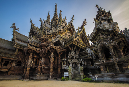 Sanctuary of Truth in Naklua Pattayaの写真素材