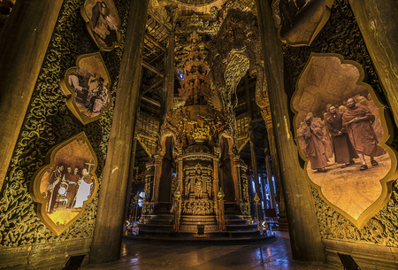 Inside the Sanctuary of Truth Pattayaのeditorial素材