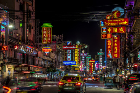Chinatown Bangkok Thailandのeditorial素材