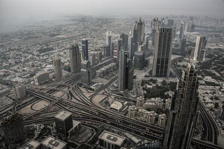Viewed from Burj Khalifa Dubaiのeditorial素材