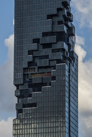 Mahanakhon tower in Sathornの写真素材