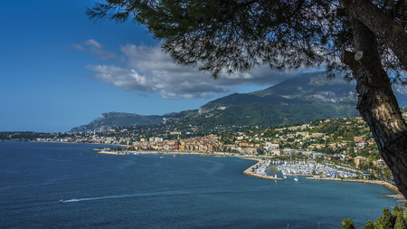 Menton in summerの写真素材