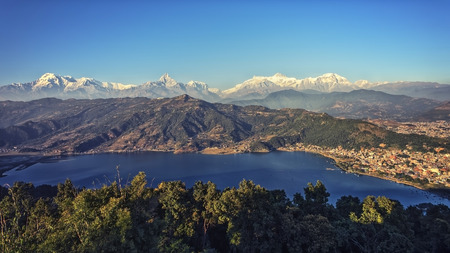 Pokhara and Annapurna Regionの写真素材