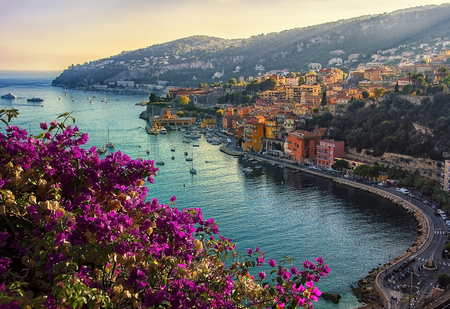 Villefranche sur merの写真素材