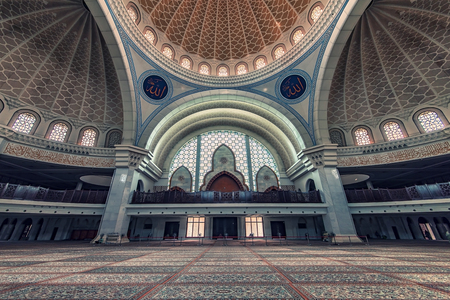 Wilayah Persekutuan mosque in Kuala Lumpurのeditorial素材
