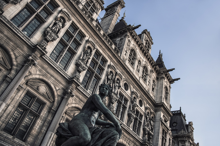 Main city hall in Parisの写真素材