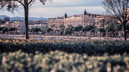 Cannes and thoses hotelsの写真素材