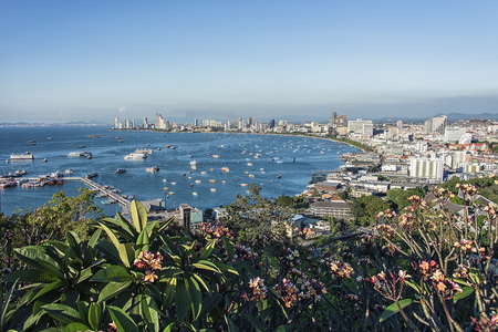 Pattaya city in daytimeの写真素材