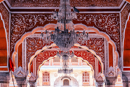 City palace in Jaipur, Indiaのeditorial素材