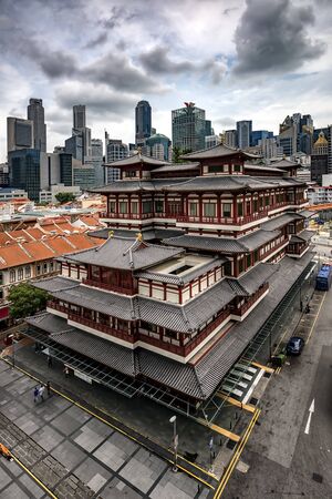 Buddha Tooth Relic Temple and Museum in Chinatown, Singapore