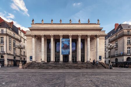 Opera house in the city of Nantes, Franceのeditorial素材