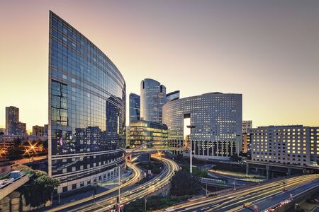 Defense, business district in Parisの写真素材