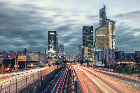 Defense, business district in Parisの写真素材