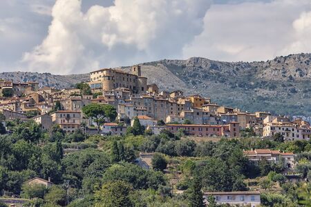 Bar-Sur-Loup village in Provence, Franceの写真素材