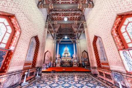 Marble temple in Bangkokのeditorial素材
