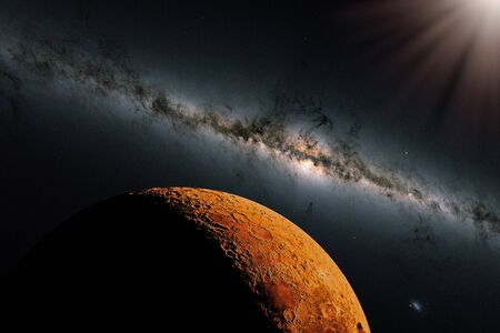 Artist view of the Mars planetの写真素材