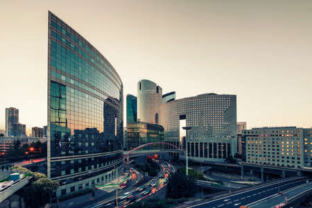 Defense, business district in Parisのeditorial素材