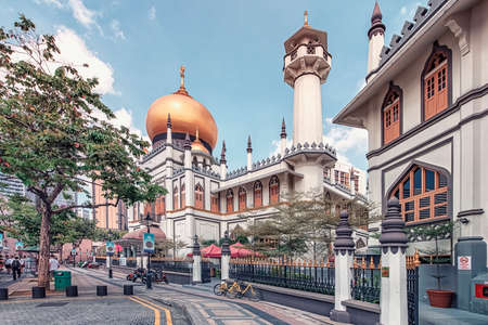 Sultan mosque in Singaporeのeditorial素材