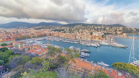 City of Nice in the French Rivieraの写真素材