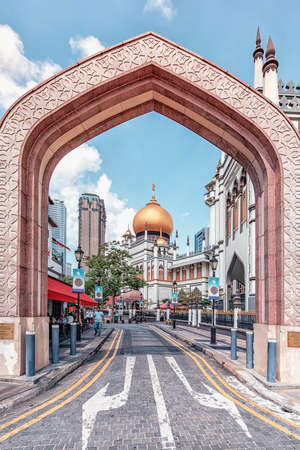 Sultan mosque in Singaporeのeditorial素材