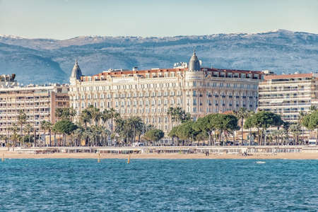 Hotel Carlton in Cannes, Franceのeditorial素材