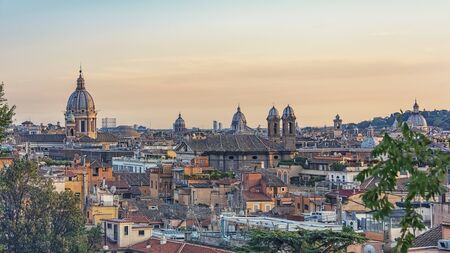 The city of Rome in the afternoonの写真素材