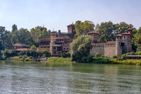 Borgo Medievale in Turin, Italyのeditorial素材