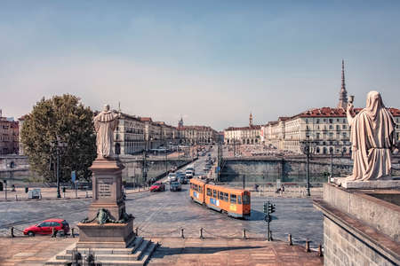 City of Turin in daytimeのeditorial素材