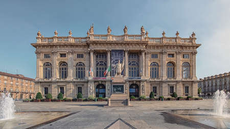 Palazzo Madama in Turin, Italyのeditorial素材