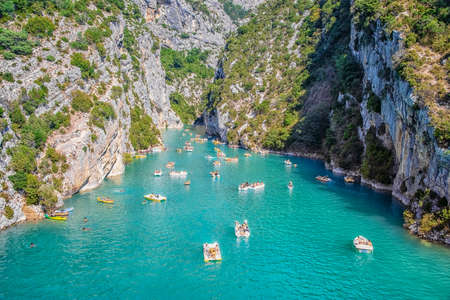 Sainte Croix lake in Provence, Franceのeditorial素材