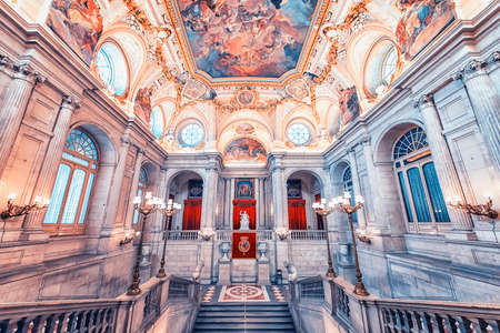 Royal Palace of Madrid, Spainのeditorial素材