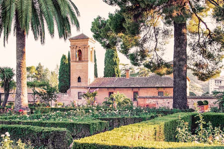 Alhambra of Granada, Spain.のeditorial素材