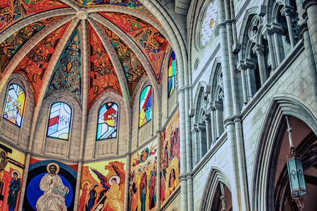 Almudena Cathedral in Madrid, Spainのeditorial素材