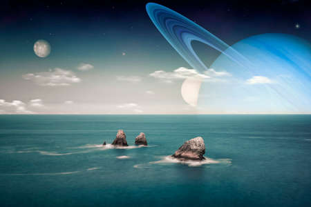 Artist's View of Extrasolar Planetの写真素材