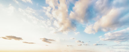 Sky texture for illustration, 3D rendering, digital art.の写真素材