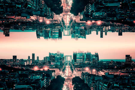 Parallel universe science theoryの写真素材