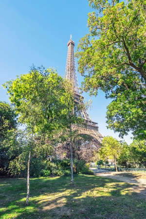 Eiffel tower in Parisの写真素材
